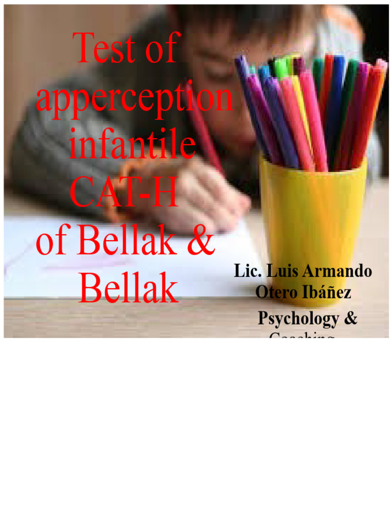 Children's Apperception Test Overview | PDF | Perception | Senses