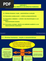 4- O Desenvolvimento e Os Direitos Humanos