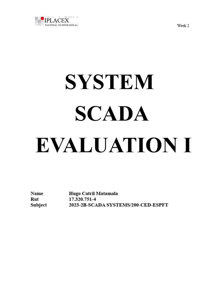 SCADA System PID Tuning Evaluation | PDF | Control Theory | Applied ...