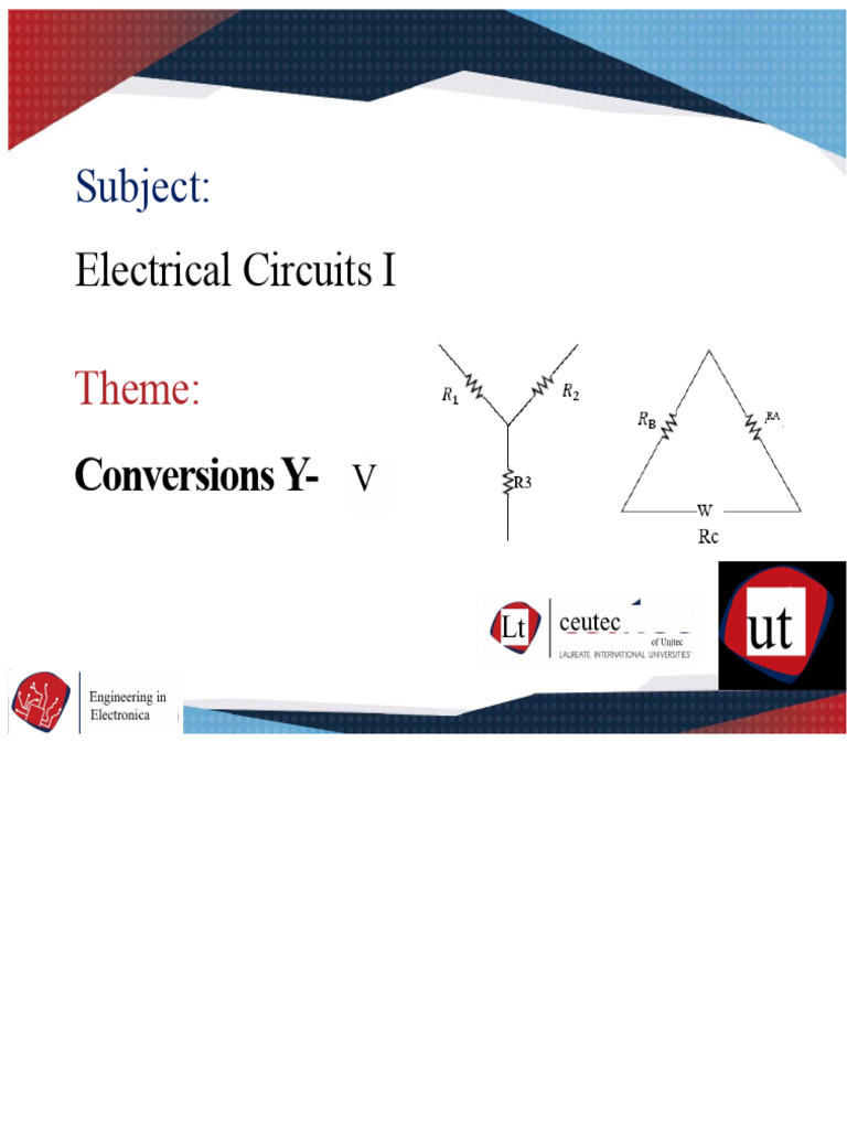 Week 7_Star & Delta Conversion_Electrical Circuits I | PDF | Electrical ...