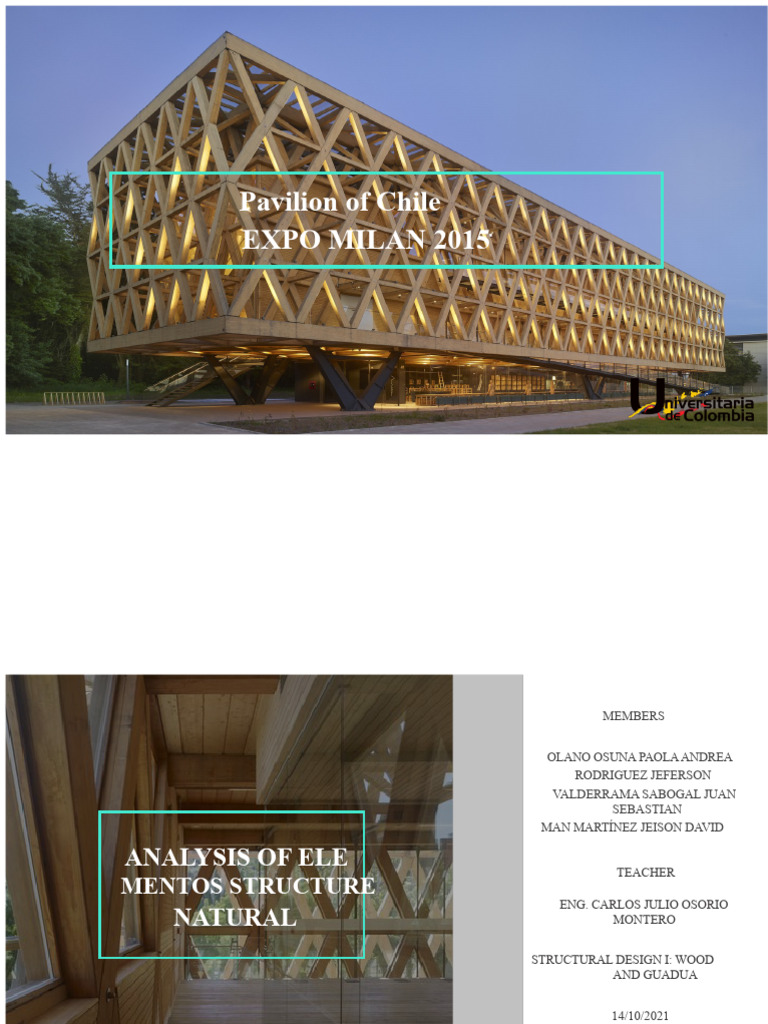 Chile Pavilion Structural Design Overview | PDF | Beam (Structure) | Column