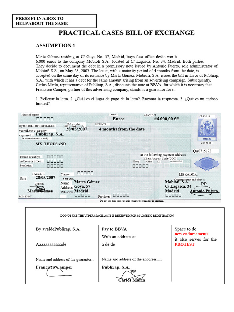 Exercises on Promissory Notes Solved | PDF | Negotiable Instrument | Money