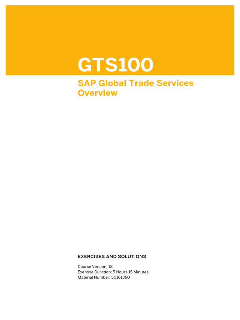 Gts100 en Col18 Ex A4 | PDF