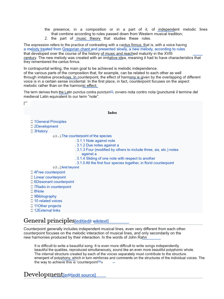 Understanding Counterpoint in Music Theory | PDF | Music Theory ...