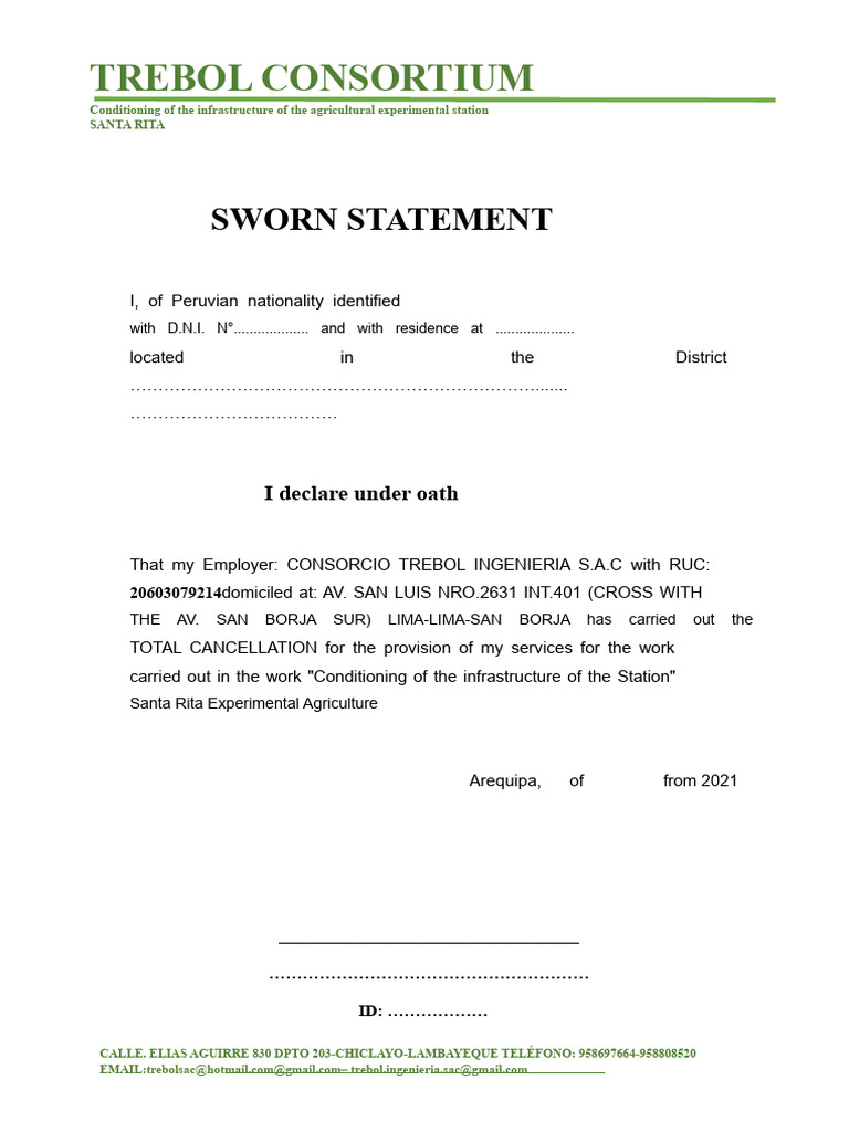 No Debt Format | PDF