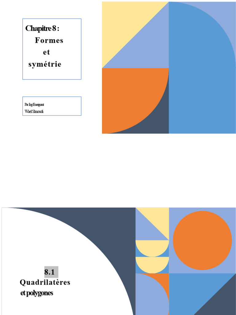Symétrie et Propriétés des Polygones | PDF | Polygone | Triangle