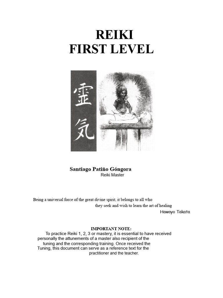 Usui Reiki Manual 1 - Bond Letter - 1 Copy per Participant | PDF | Qi ...