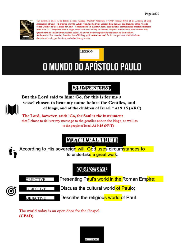Apostle Paul's Life and Ministry Insights | PDF | Paul The Apostle | Jesus