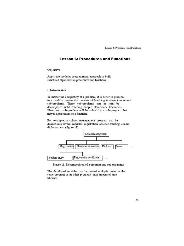 Understanding Procedures and Functions | PDF | Parameter (Computer ...