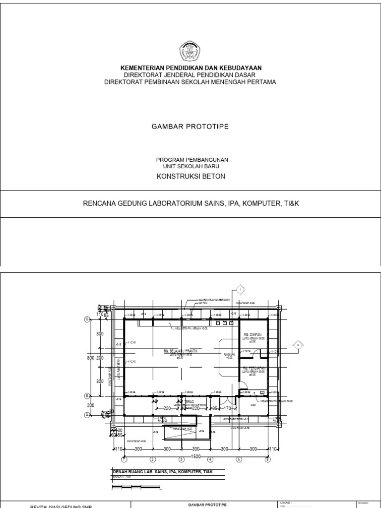 Ruang Lab 8x15 - 1 | PDF