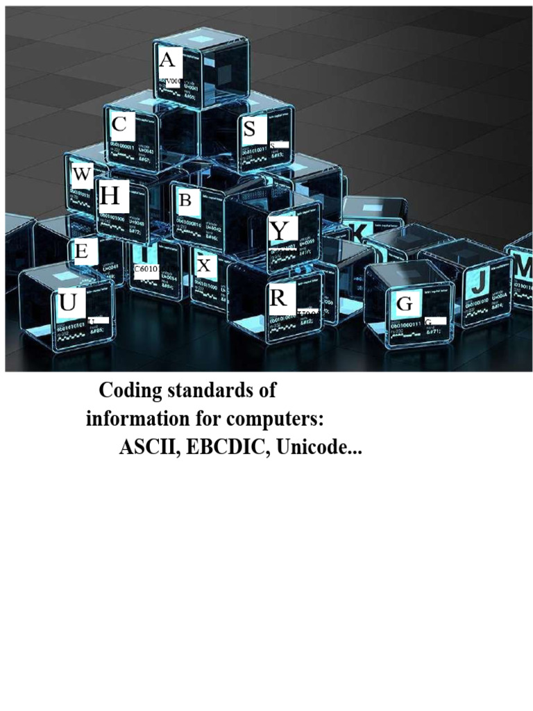 Coding Standards: ASCII, EBCDIC, Unicode | PDF | Ebcdic | Ascii