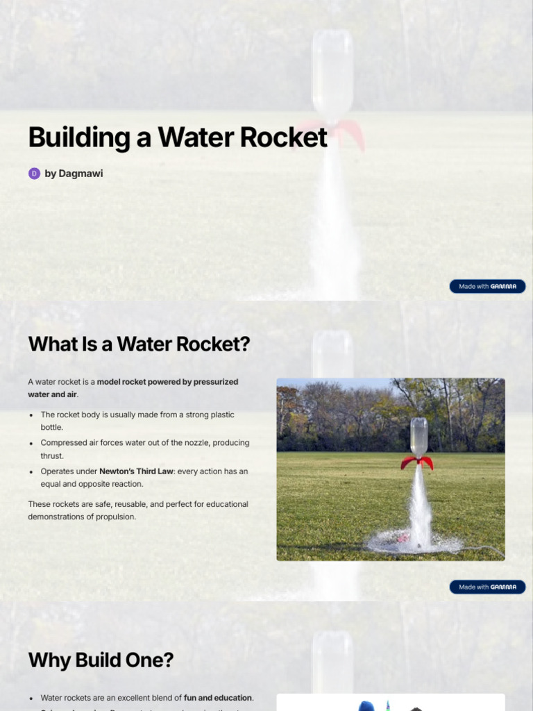 Building-a-Water-Rocket | PDF | Rocket | Flight