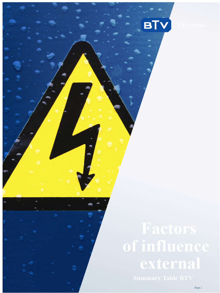 External Influences on Electrical Installations | PDF | Humidity | Water