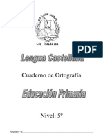 Cuaderno de Ortografia