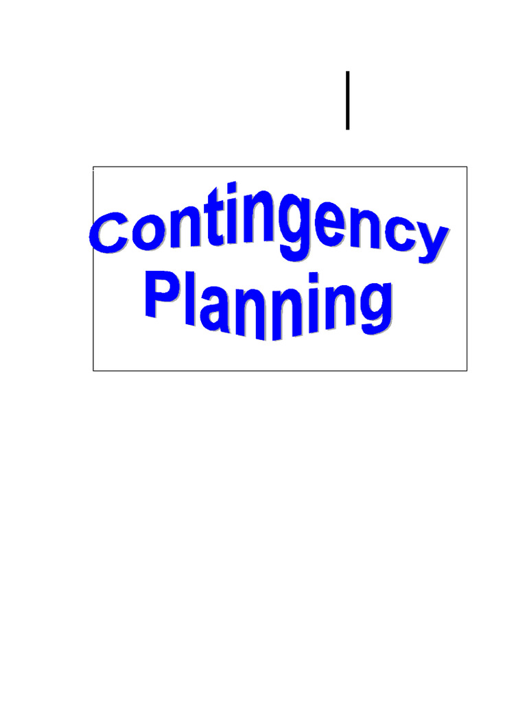 Contingency Planning | PDF | Refugee | Emergency Management