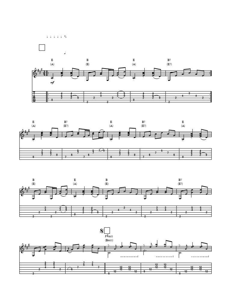 Joyland Guitar Tab by Andy McKee | PDF | Musical Techniques
