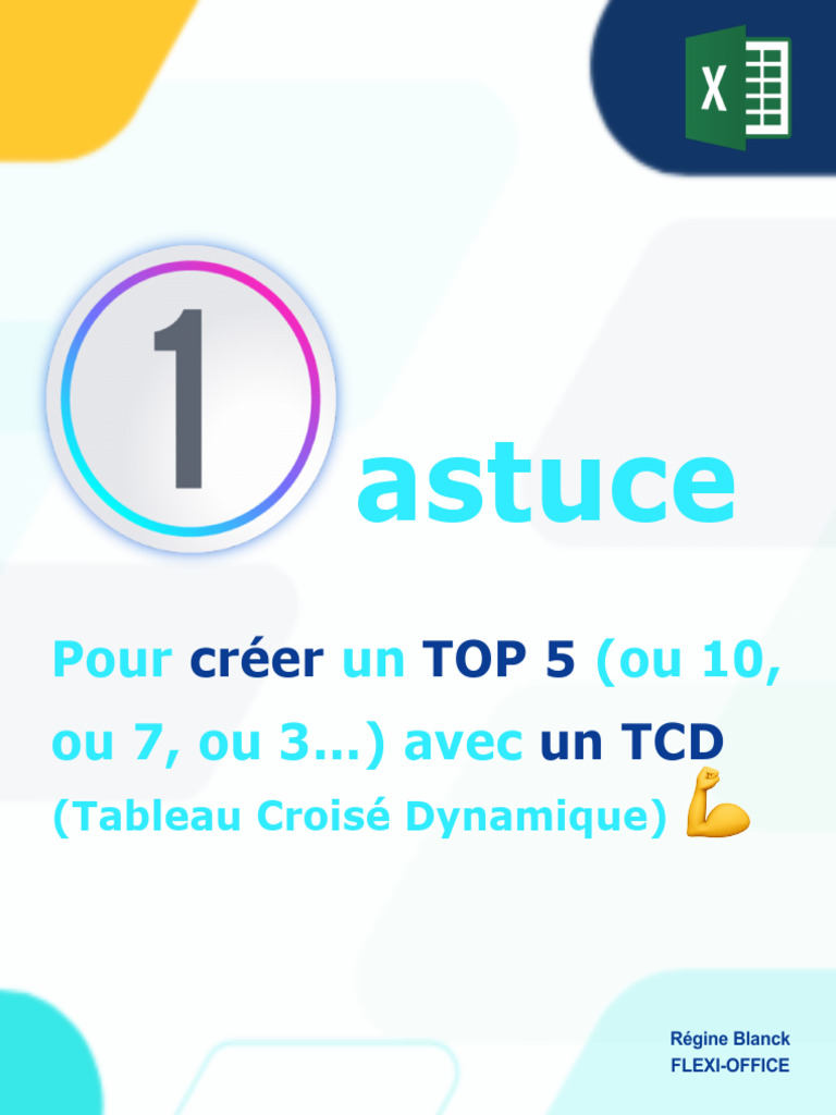 Créer un TOP 5 avec un TCD Excel | PDF