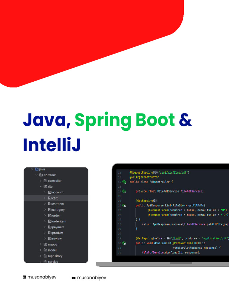SpringBoot and IntelliJ 1758895626 | PDF