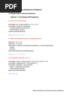 Java 8 Interview Coding Questions | PDF | Computer Science | Computing