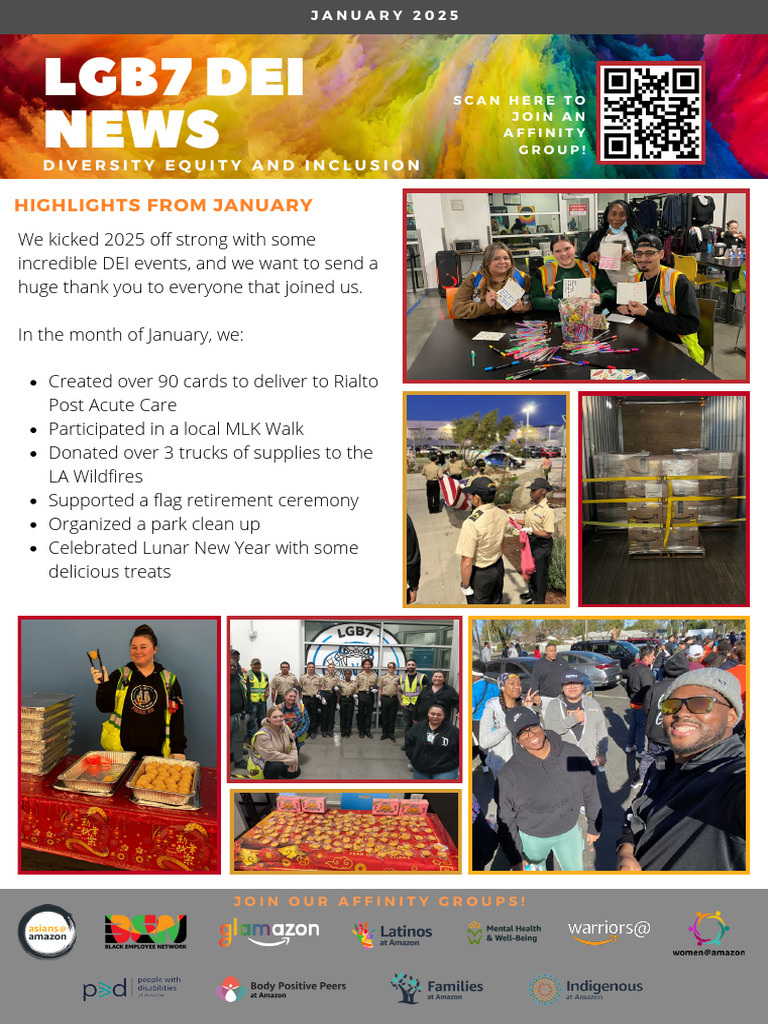 January 2025 DEI Event Highlights | PDF