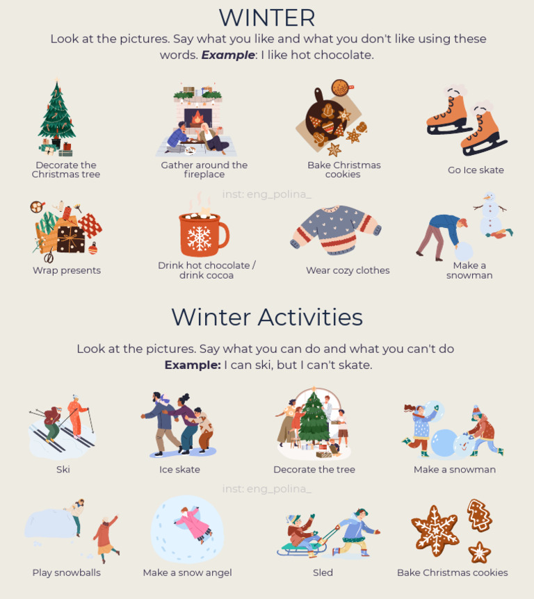 Fun Winter Activities for Everyone | PDF