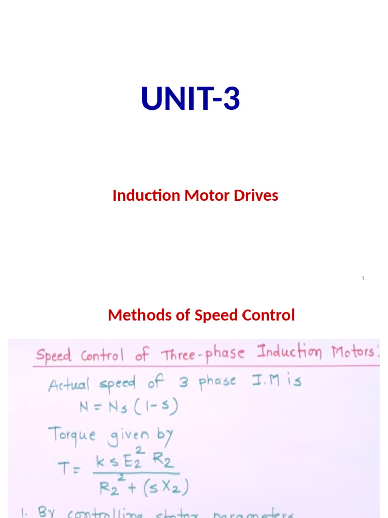Unit 3-1 | PDF | Power Inverter | Electric Motor