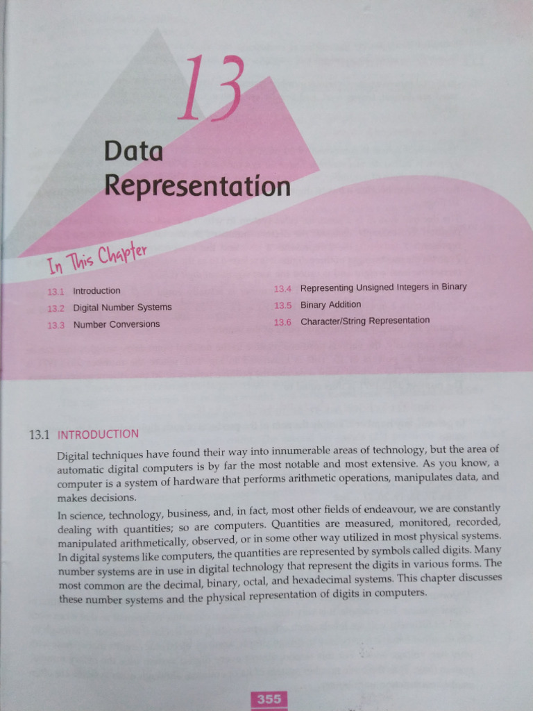 Data Representation | PDF