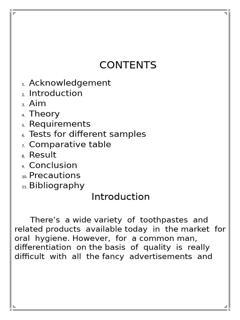 Toothpaste Quality Analysis by Ion Detection | PDF | Ammonium | Acid