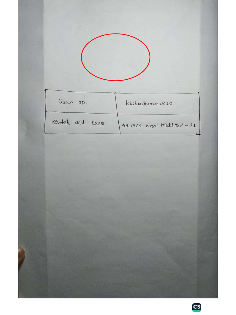 44 BCS Final Model Test-01(1) | PDF