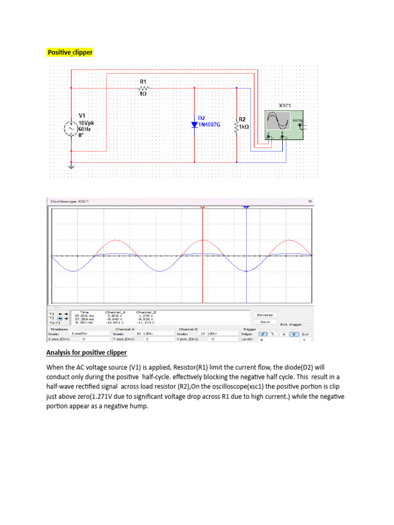 Analysis of Clipper and Clamper Circuits | PDF | Electronic Engineering ...