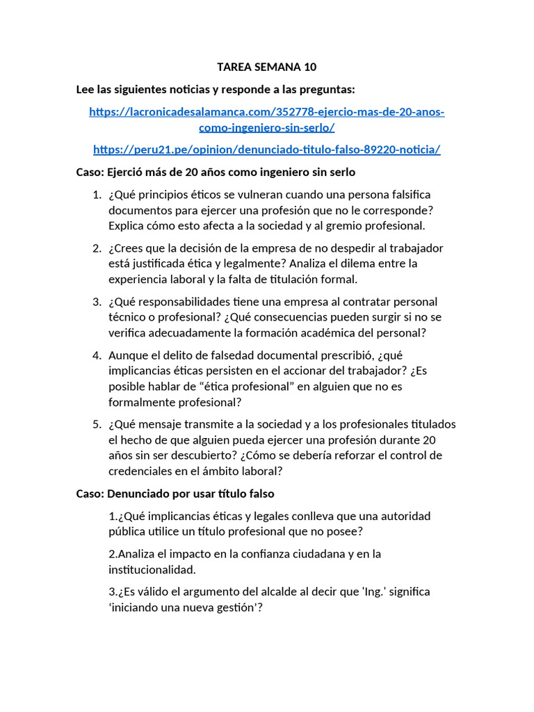 Tarea Semana 10 | PDF