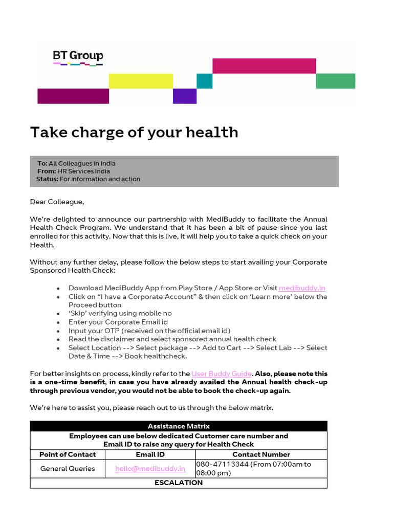 Corporate Annual Health Check Guide | PDF