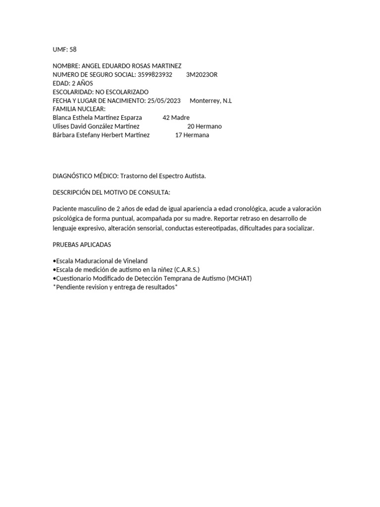 Machote para Nota Medica | PDF