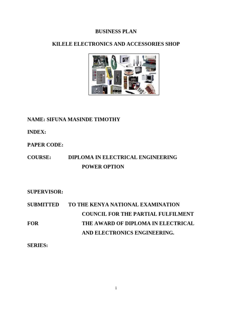 Kilele Electronics Business Plan | PDF | Recruitment | Market Share