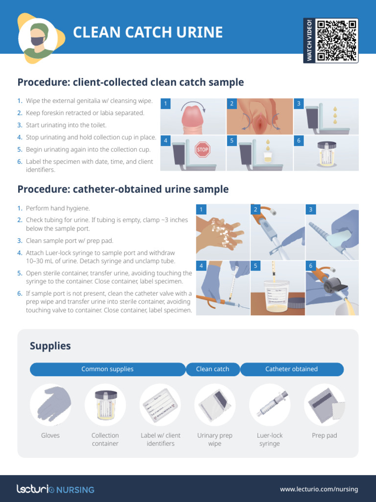 Nursing CS Clean Catch Urine 03 | PDF