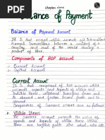 Class 12 Balance of Payments Notes | PDF | Balance Of Payments ...