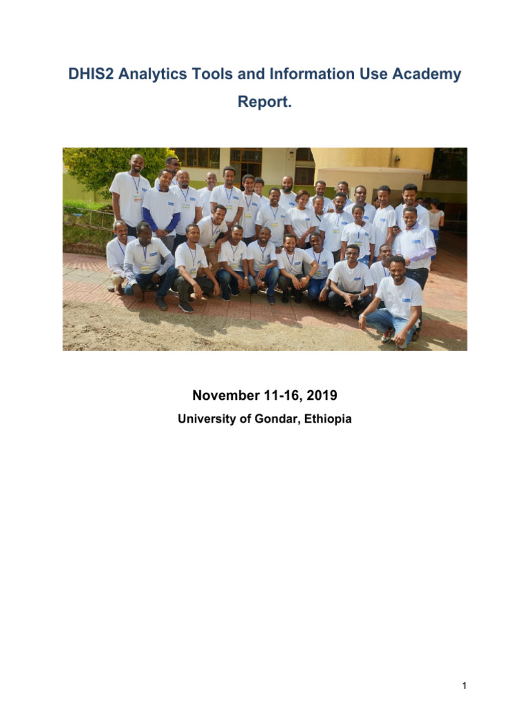 DHIS2 Analytics Academy Report 2019 | PDF | Analytics | Data