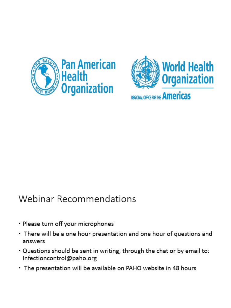 High Level Disinfection Webinar Guide | PDF | Disinfectant ...