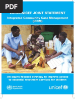 Download WHOUNICEF JOINT STATEMENT - Integrated Community Case Management by UNICEF SN97089238 doc pdf