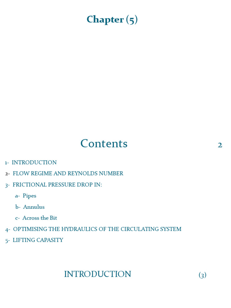 Hydraulic Optimization in Drilling | PDF | Reynolds Number | Fluid Dynamics
