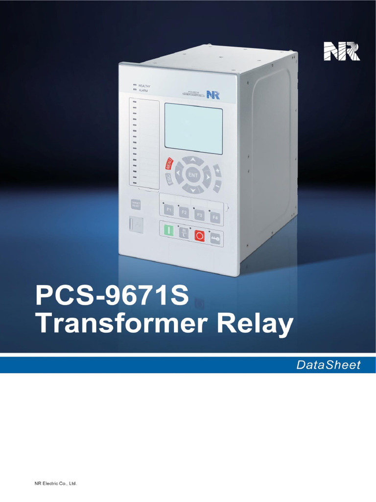 PCS-9671S Transformer Relay Manual | PDF | Power Supply | Transformer