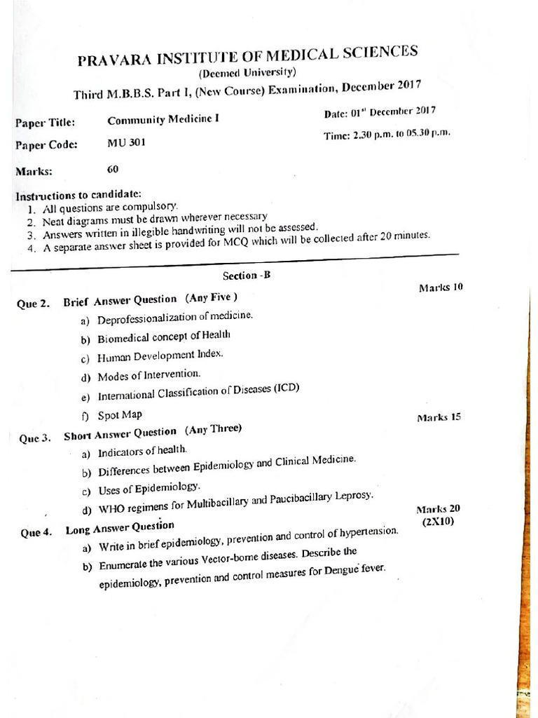 PSM PYQ Papers © | PDF