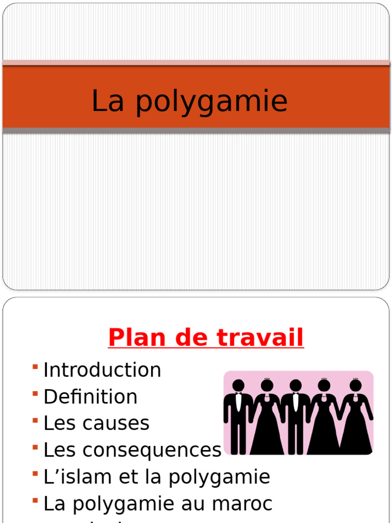 Comprendre la polygamie au Maroc | PDF | Polygamie | Psychologie sociale