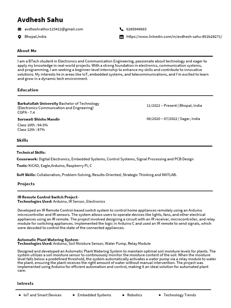 avdesh | PDF | Embedded System | Arduino