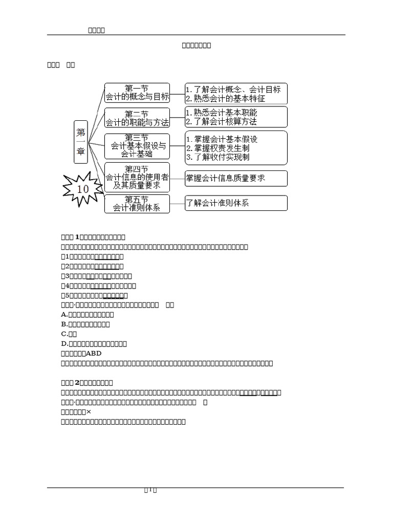 10基础会计学大串讲| PDF
