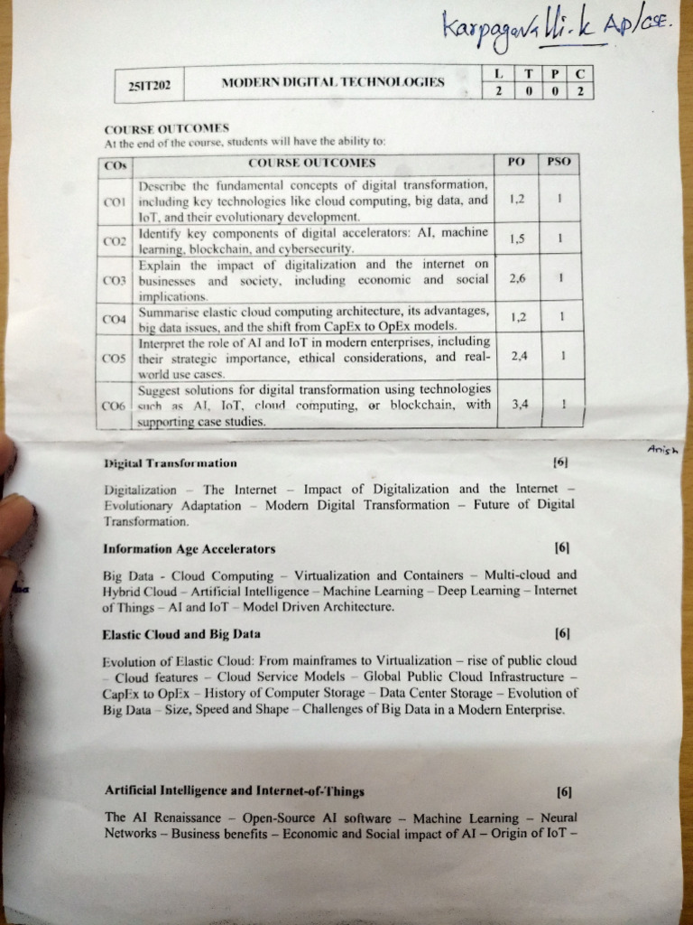 MDT Syllabus | PDF | Artificial Intelligence | Intelligence (AI ...