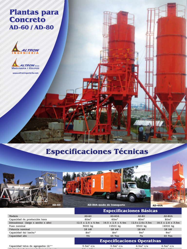 Plantas Altron AD60 | PDF