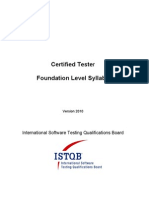 Foundation Level Syllabus (2010)