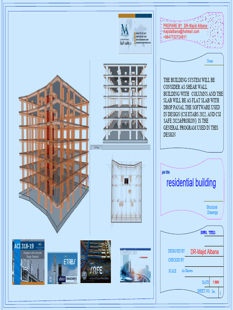 Structural Design Notes for Shear Wall Building | PDF | Concrete ...