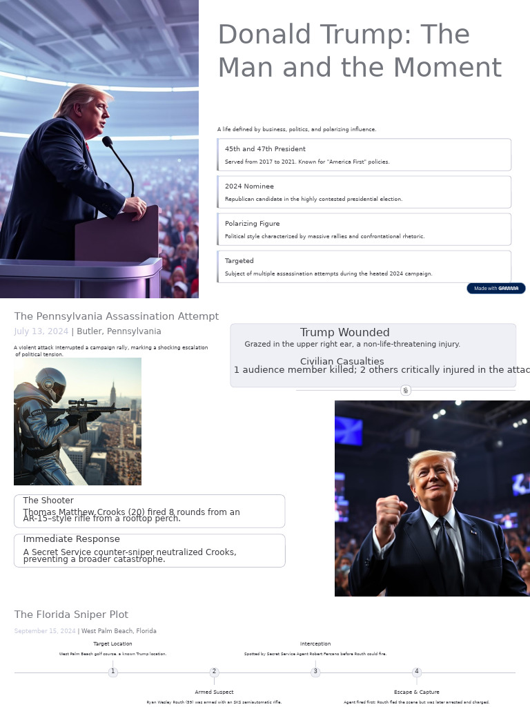 Donald Trump The Man The Moment | PDF | Donald Trump | American Government